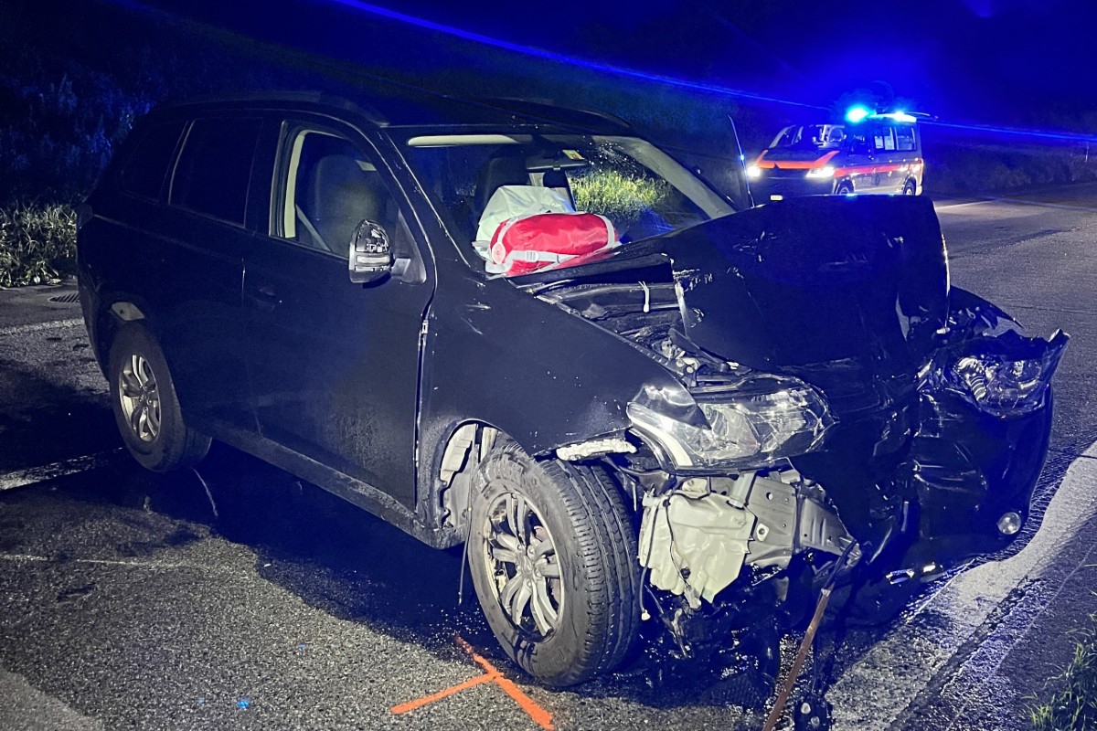  Sevelen SG - Auffahrunfall auf der A13 infolge Ablenkung