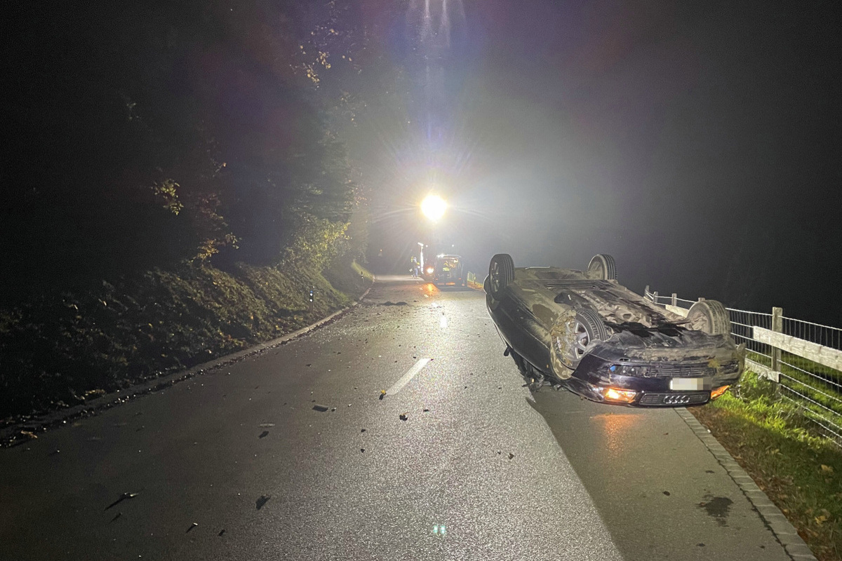 Zetzwil AG – Beim Überholen Kontrolle übers Auto verloren