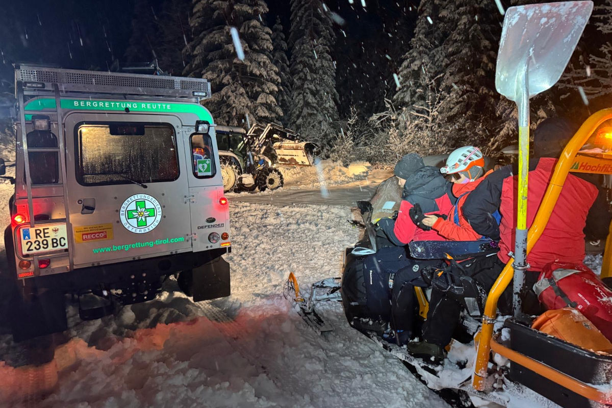 Reutte – Bergrettung bringt Kindergruppe sicher ins Tal