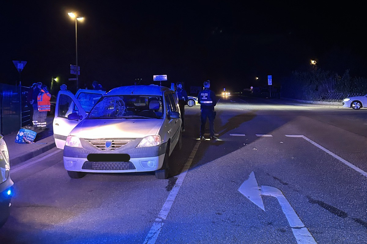 Bad Dürkheim – Fußgänger nach Unfall mit Auto schwer verletzt