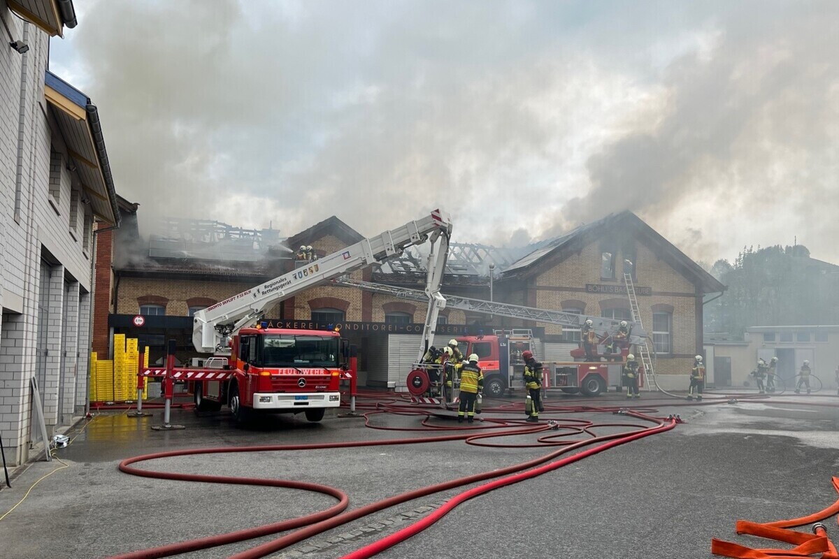 Appenzell AI - Katze aus brennendem Gebäude gerettet 