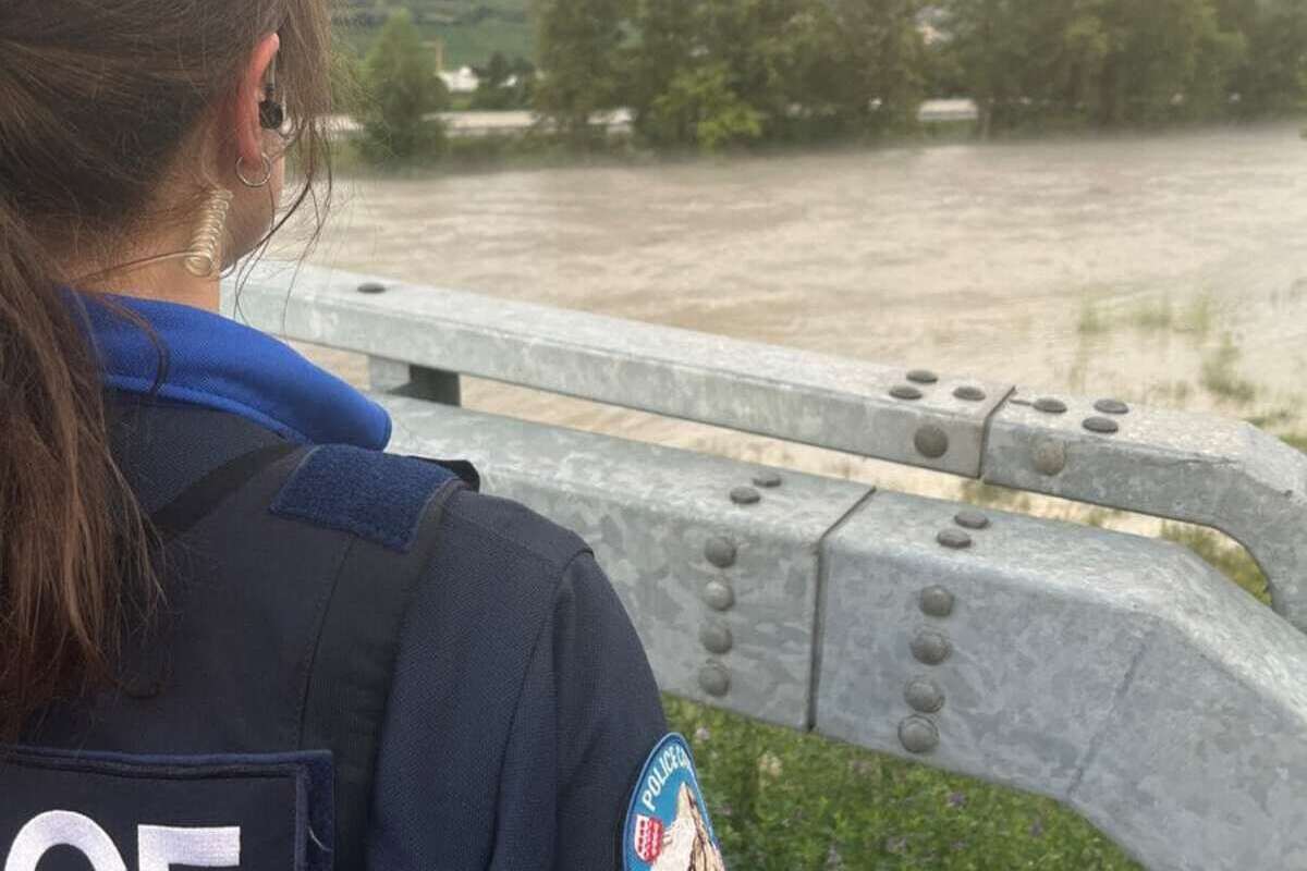 Hochwasser im Kanton Wallis - Armee um Unterstützung gebeten