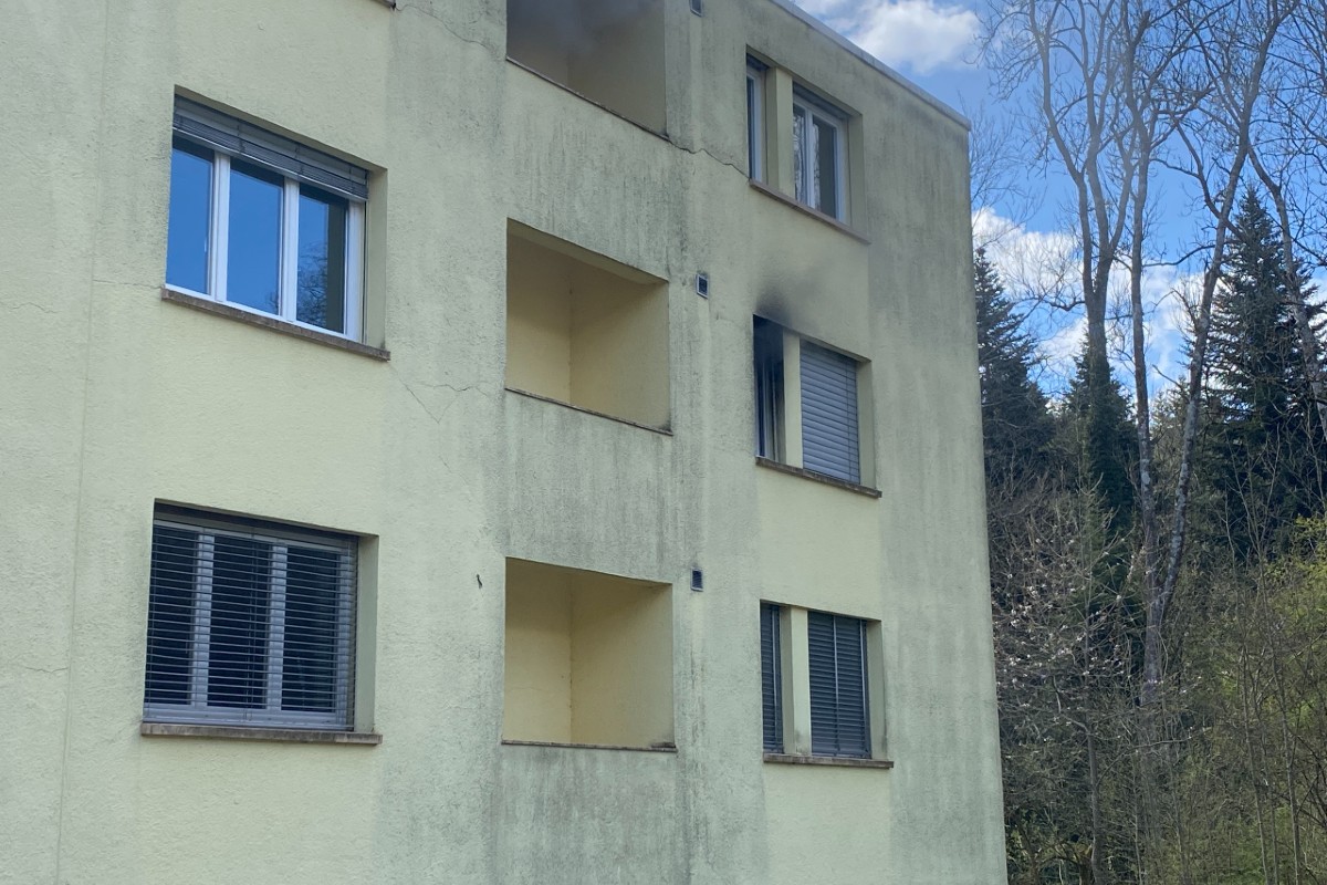 Rombach/Küttigen AG - Wohnung durch Brand verwüstet