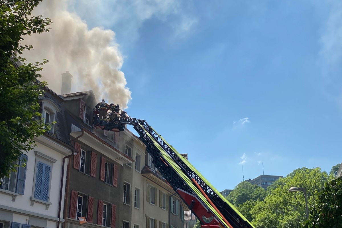 Wohnungsbrand im Berner Quartier Sandrain