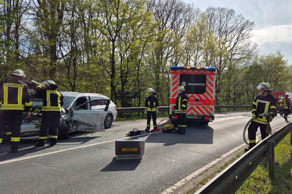 Südheide – Transporter verursacht Unfall im Gegenverkehr