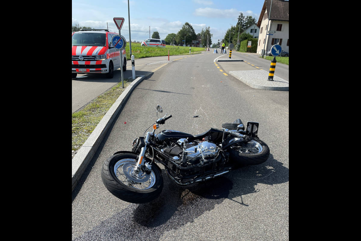 Siegershausen TG – Bei Selbstunfall schwer verletzt