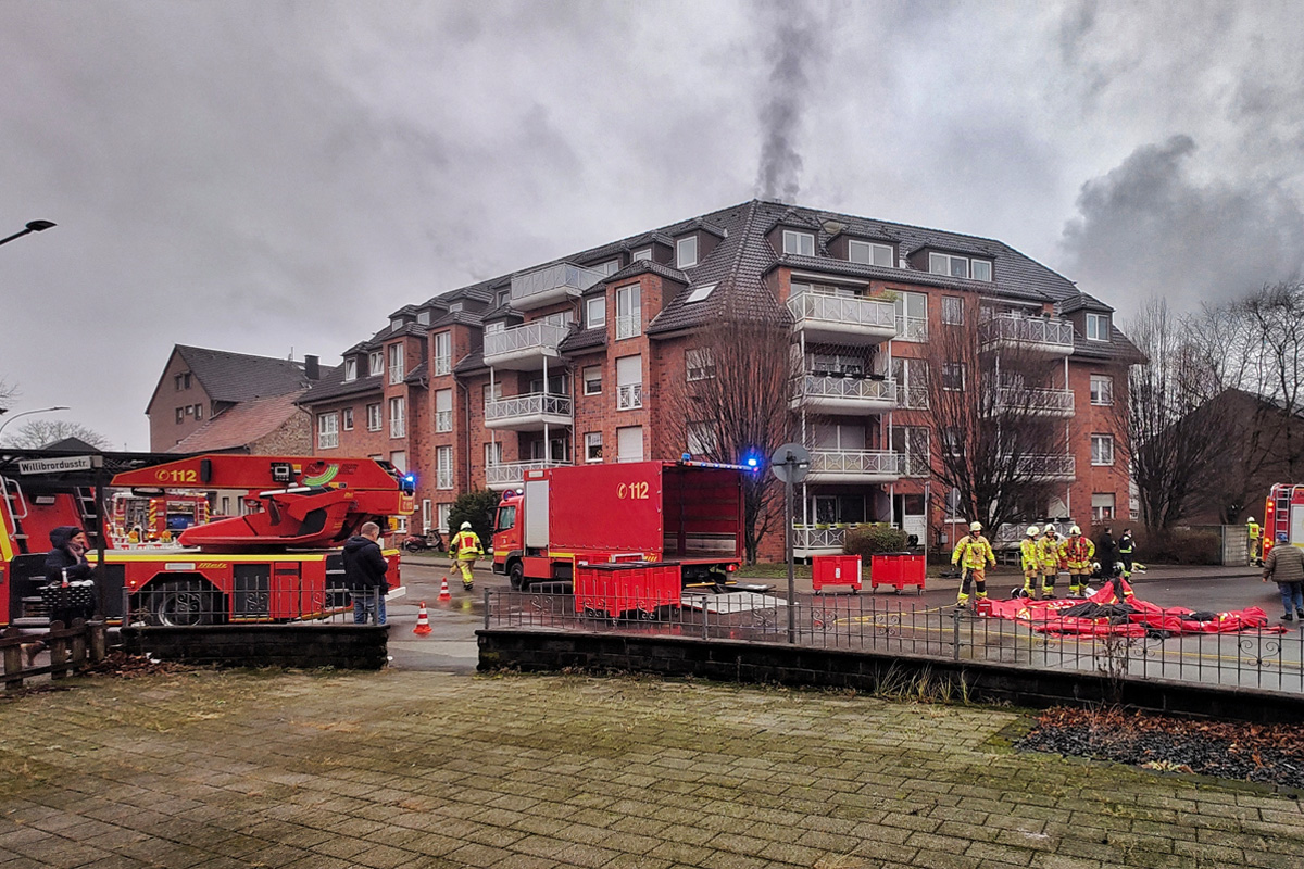 Grevenbroich – Ein Verletzter nach Brand in Tiefgarage