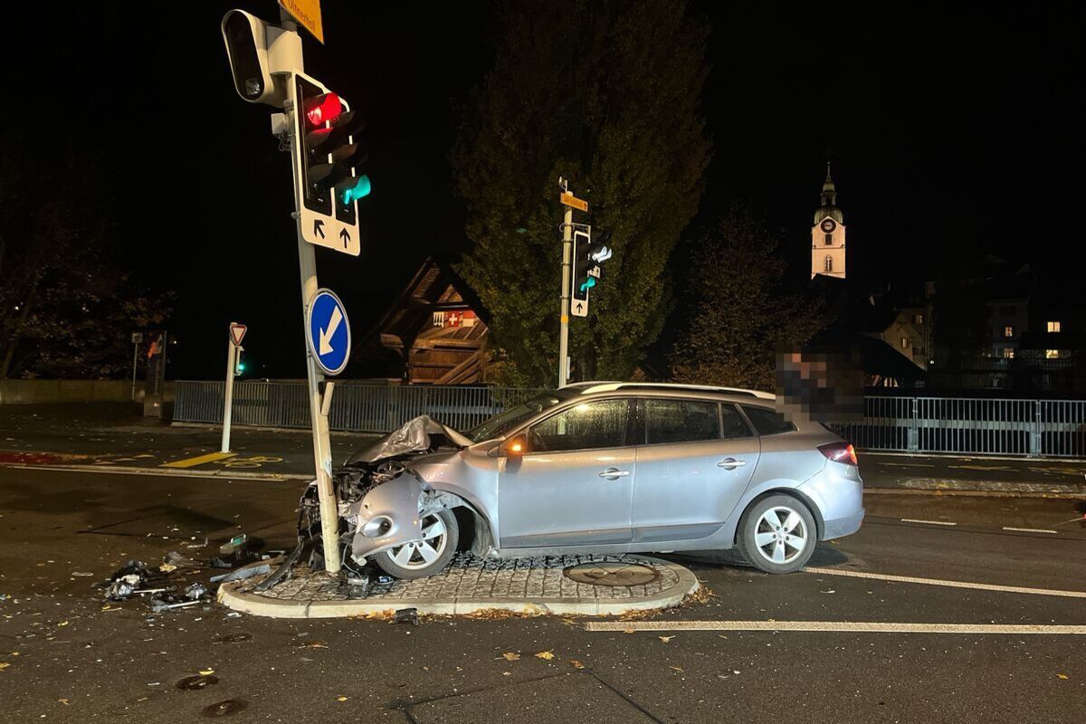 Olten SO – Alkoholisiert verunfallt 