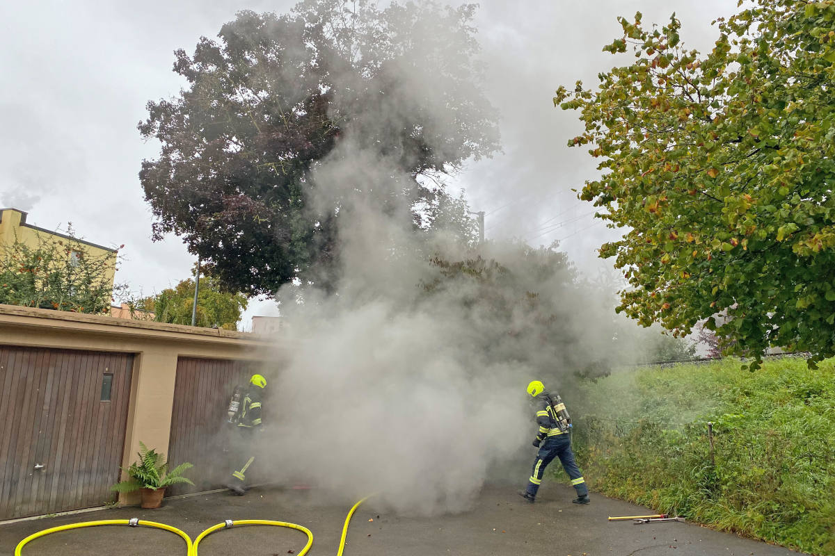 Weinfelden TG – Brand in Einzelgarage