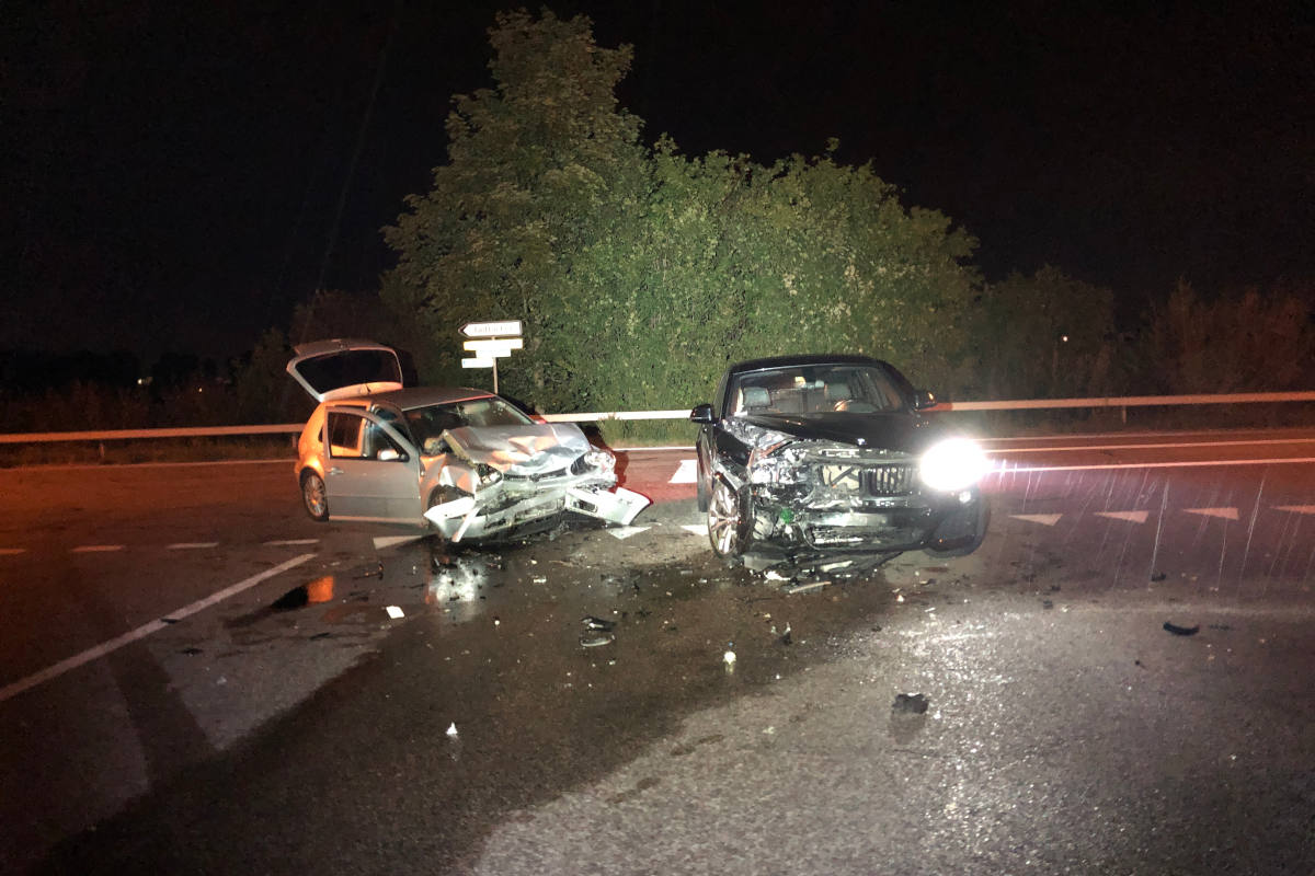 Tägerwilen TG – Beim Abbiegen kollidiert