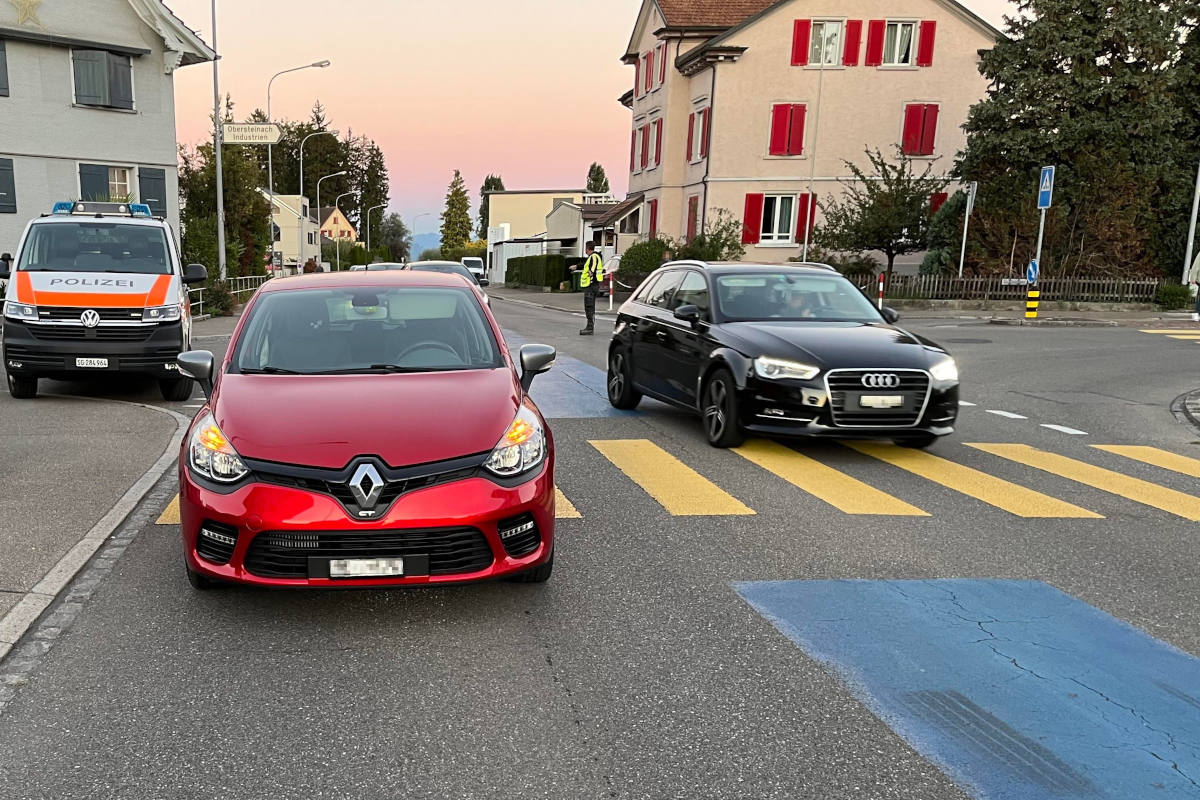 Steinach SG – Kollision zwischen Auto und Fussgänger