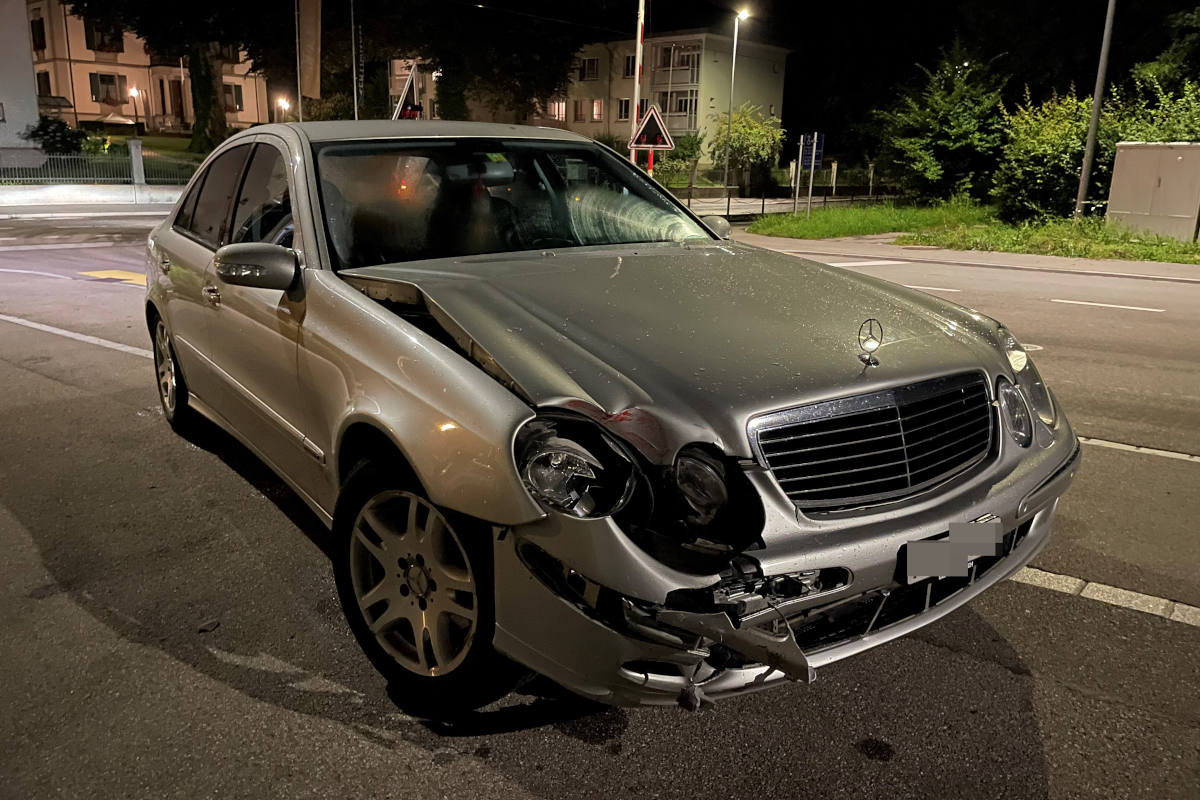 Frauenfeld TG – Alkoholisiert verunfallt