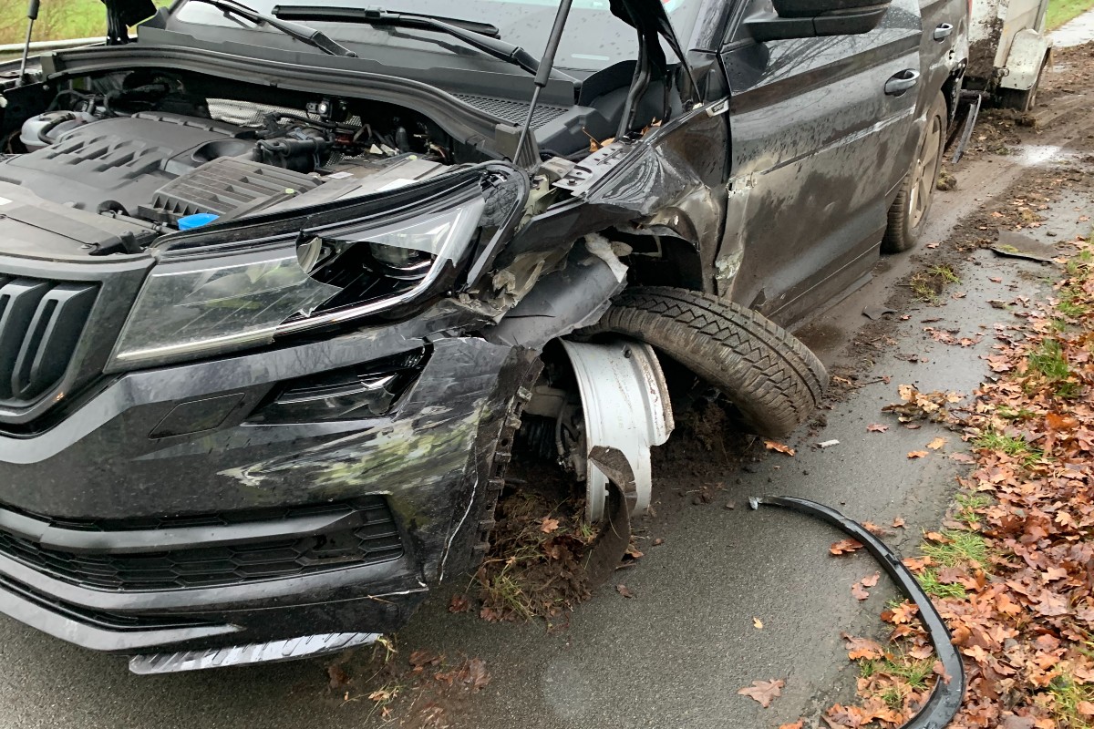 B70 bei Leer kurzzeitig voll gesperrt