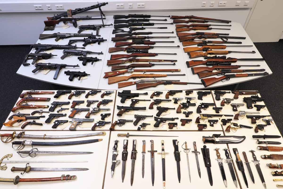 Mutlangen – Mehrere Waffen sichergestellt