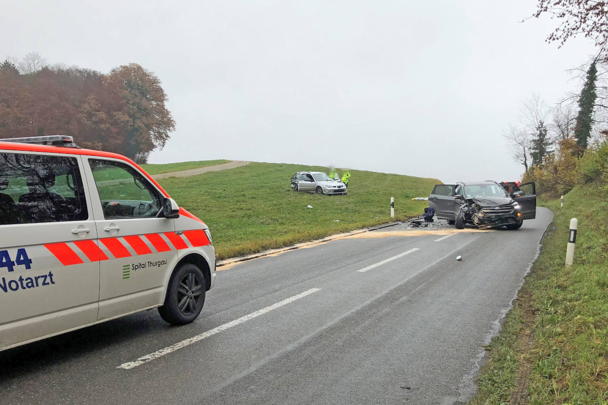 Wagerswil TG – Auf Gegenfahrbahn geraten
