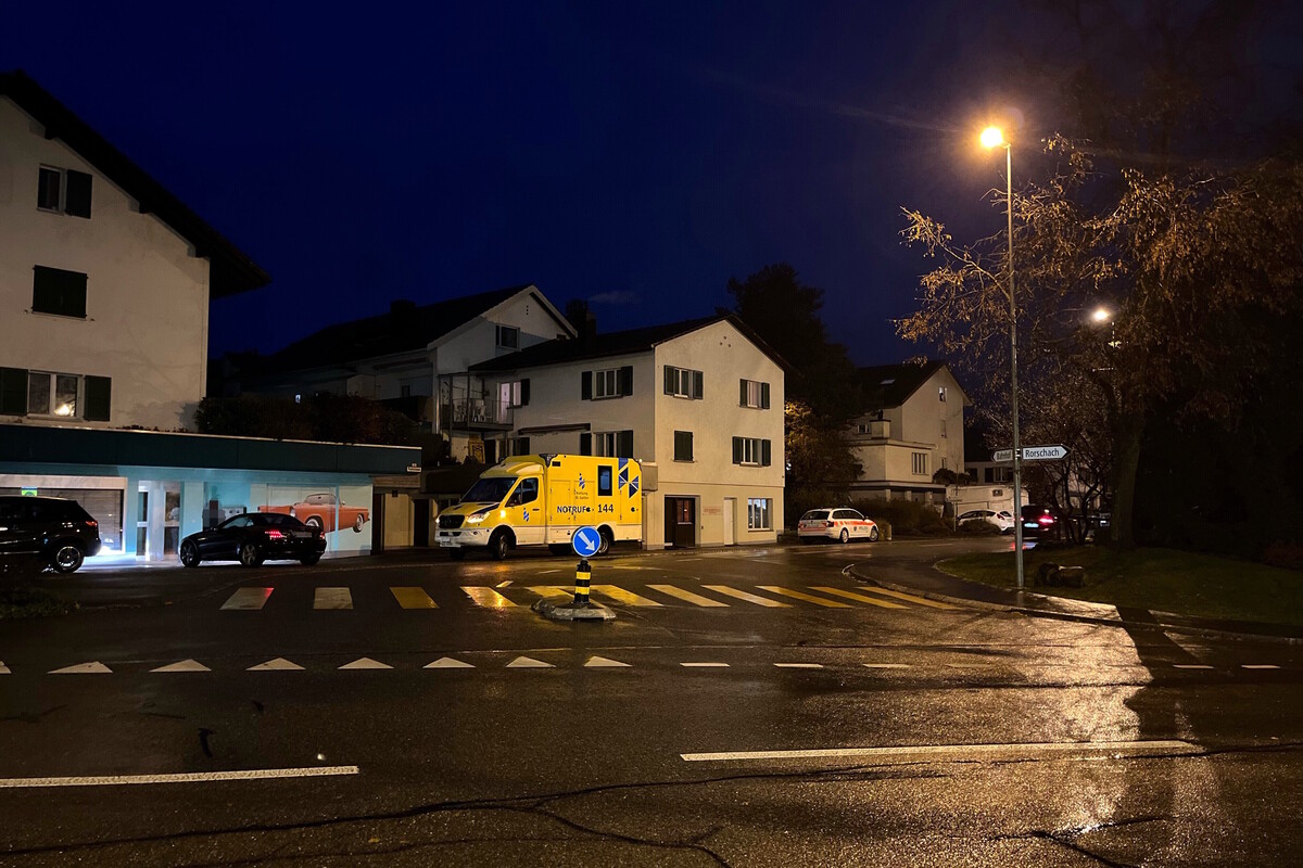 Mörschwil SG - Unfall am Fussgängerstreifen