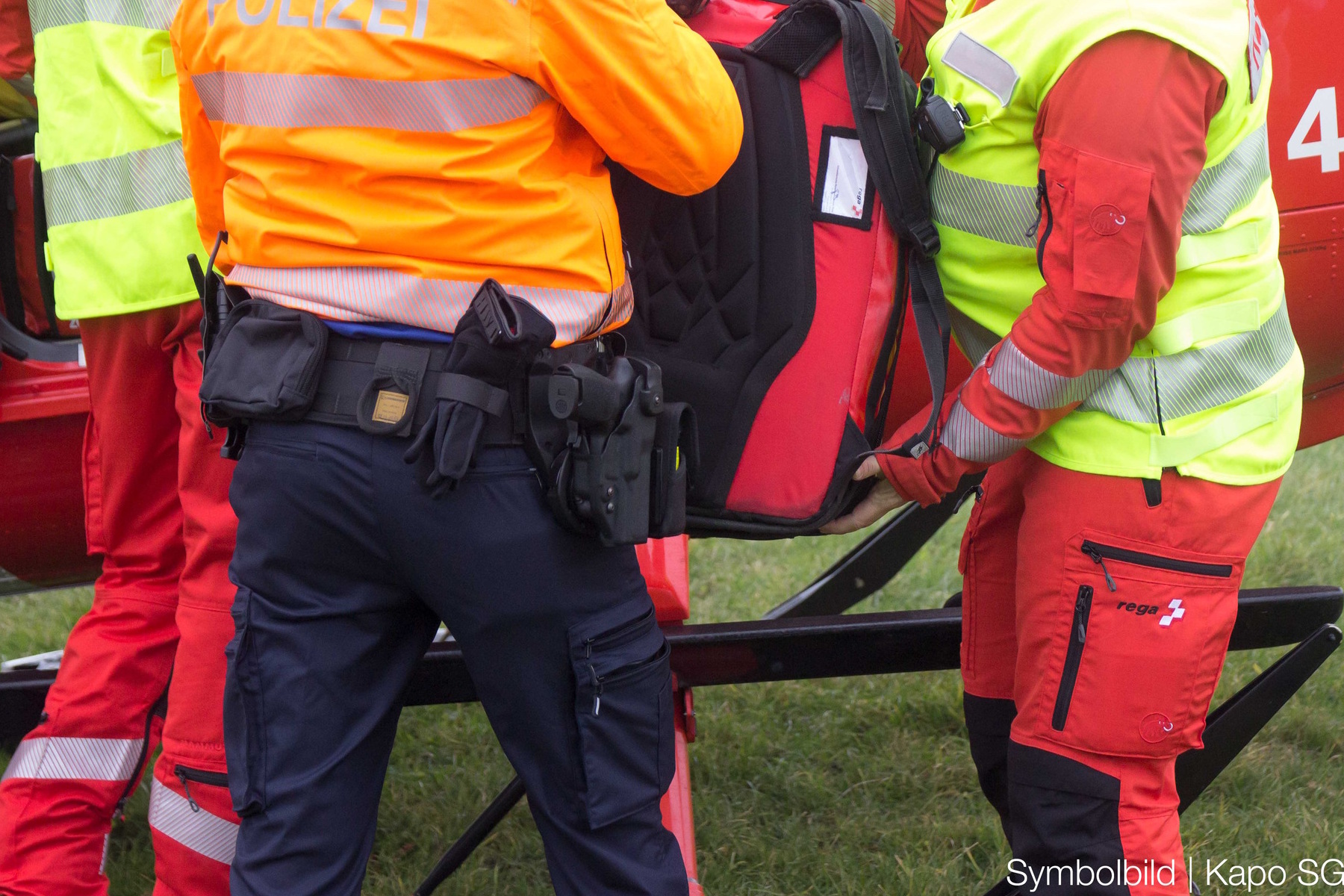 St. Margrethen SG – Mann nach Arbeitsunfall ins Spital geflogen