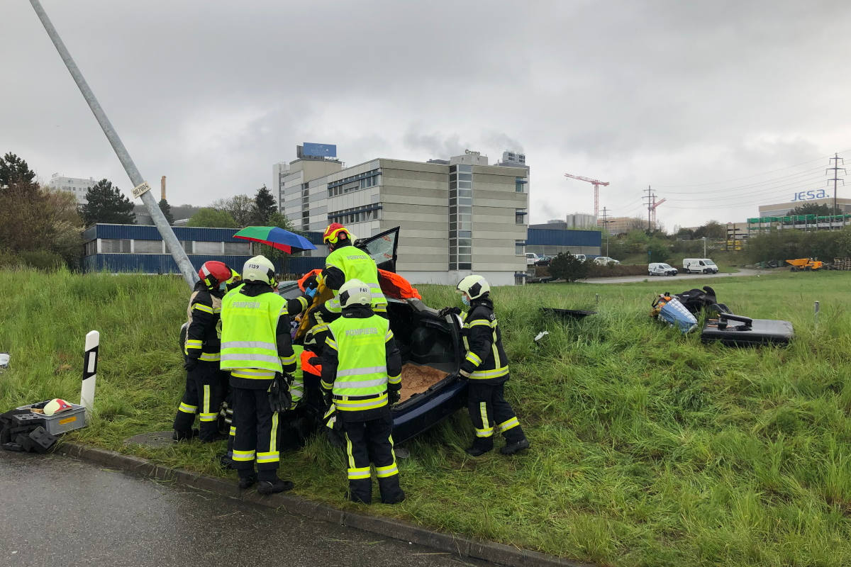 A12 Villars-sur-Glâne FR – Verkehrsunfall mit einer verletzten Person