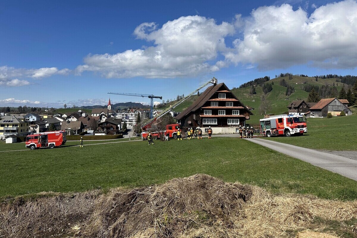 Willerzell SZ – Kaminbrand durch Russablagerung