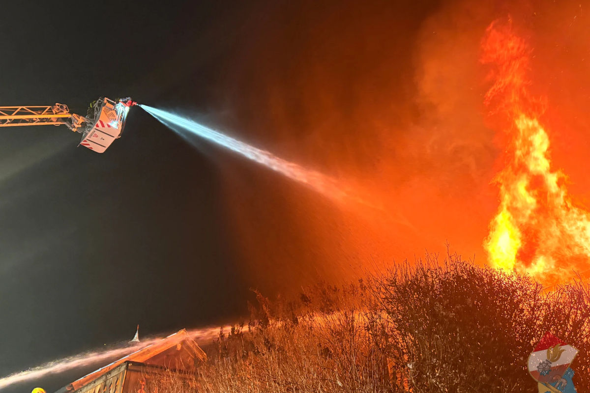 Altaussee – Büro- und Wohngebäude bei Brand zerstört