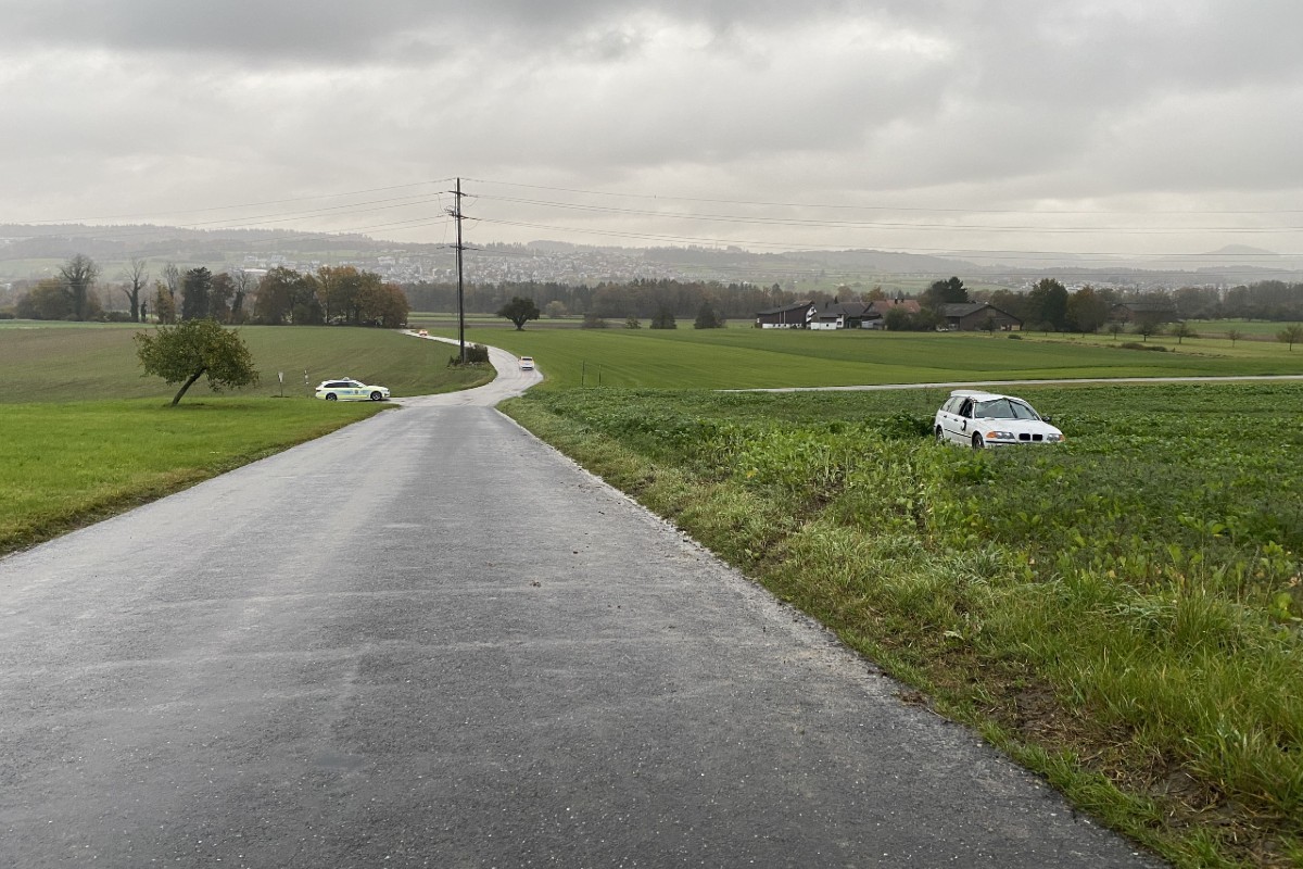 Rottenschwil BE - 20-jähriger Lenker verliert Kontrolle über BMW 