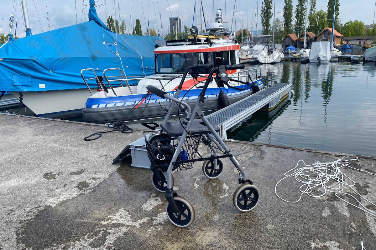 Zug – Rollator stürzte in Hafenbecken