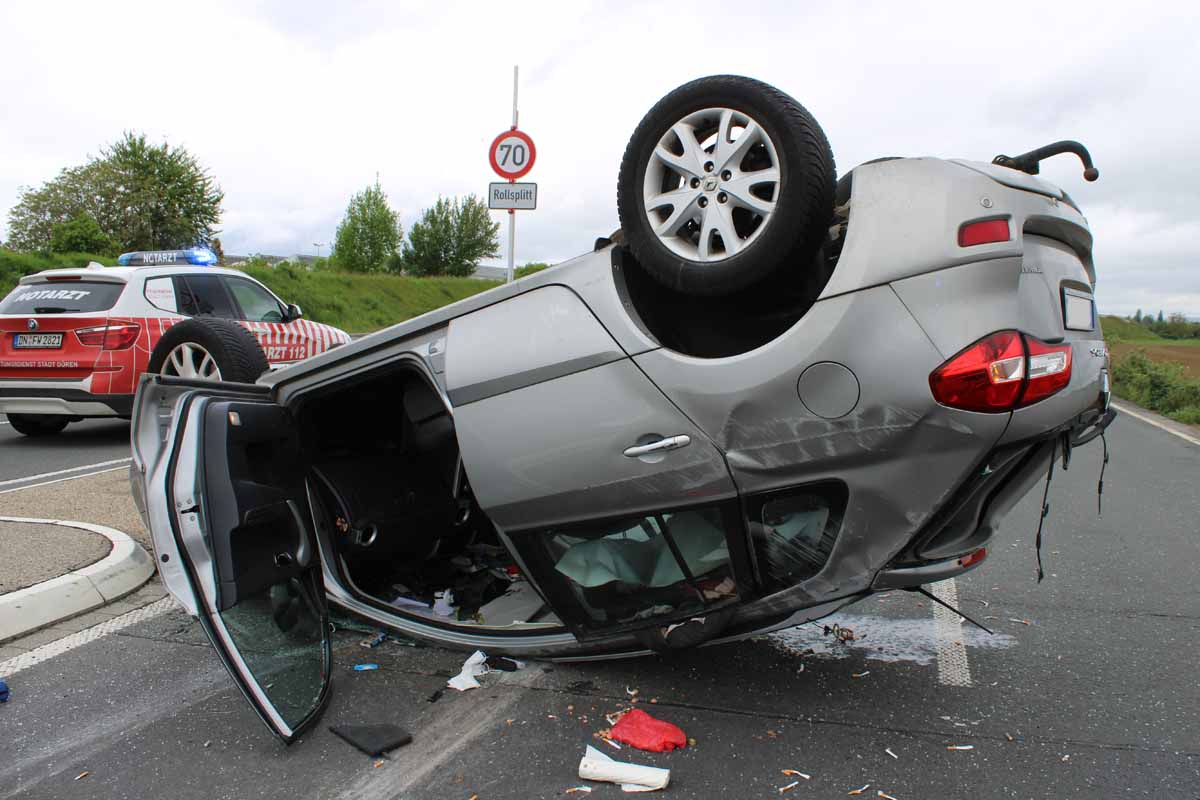 Düren - Zusammenstoß an der Kreuzung
