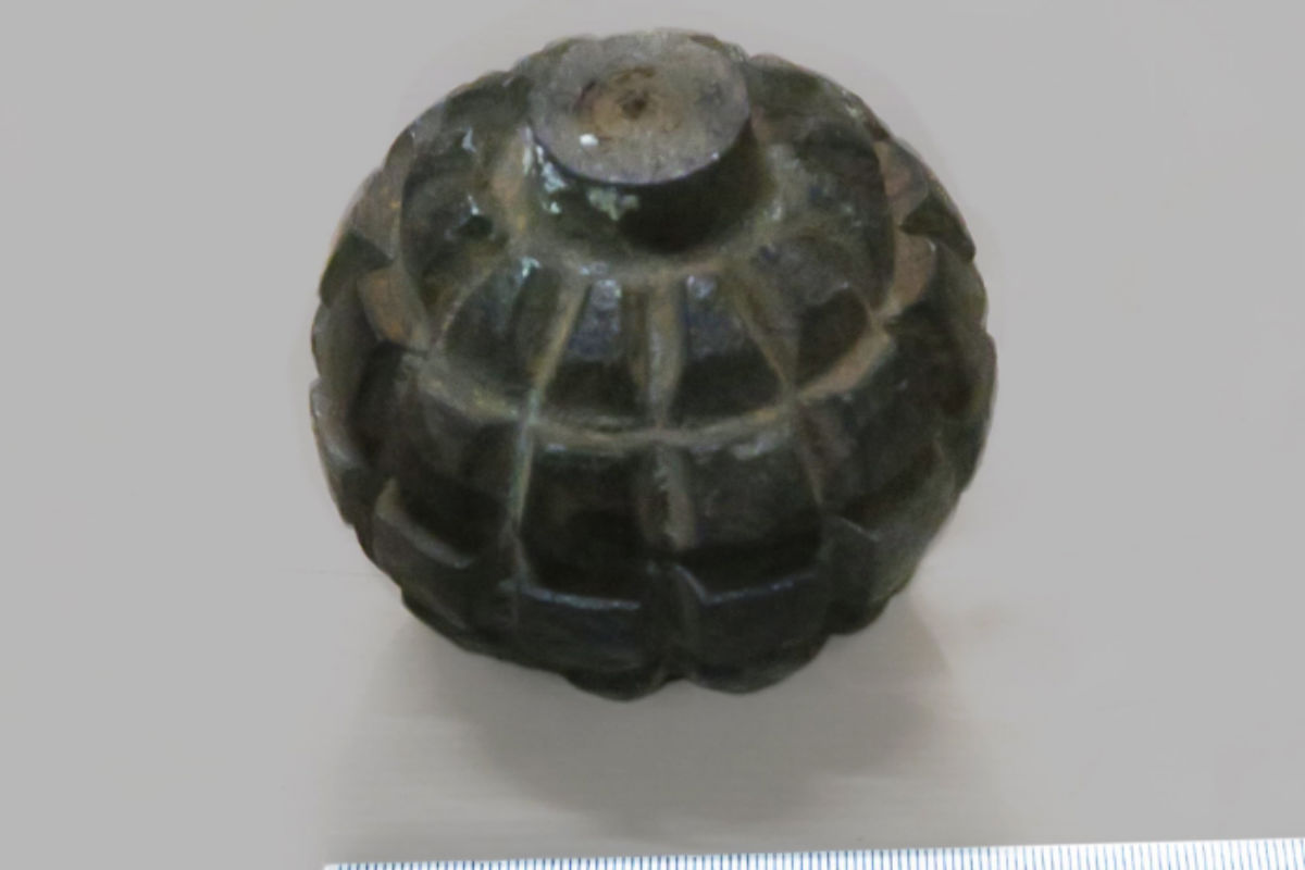 Winterthur ZH - Handgranate mit intakter Sprengladung sichergestellt