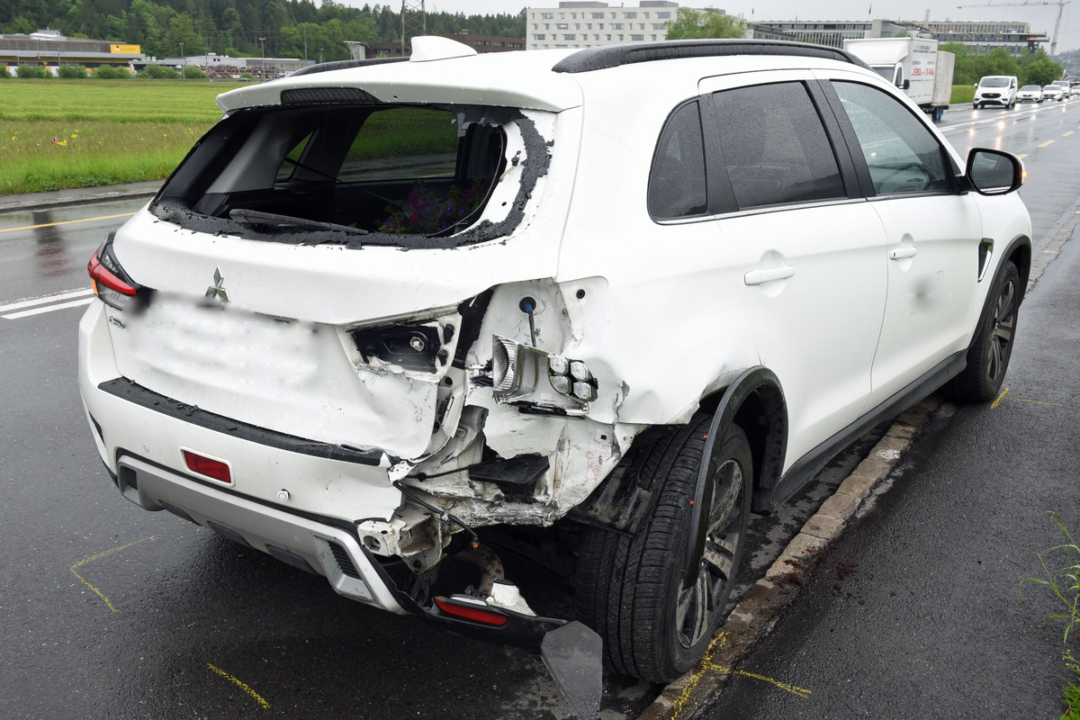 Unfall mit verletztem Motorradfahrer in Dierikon LU 