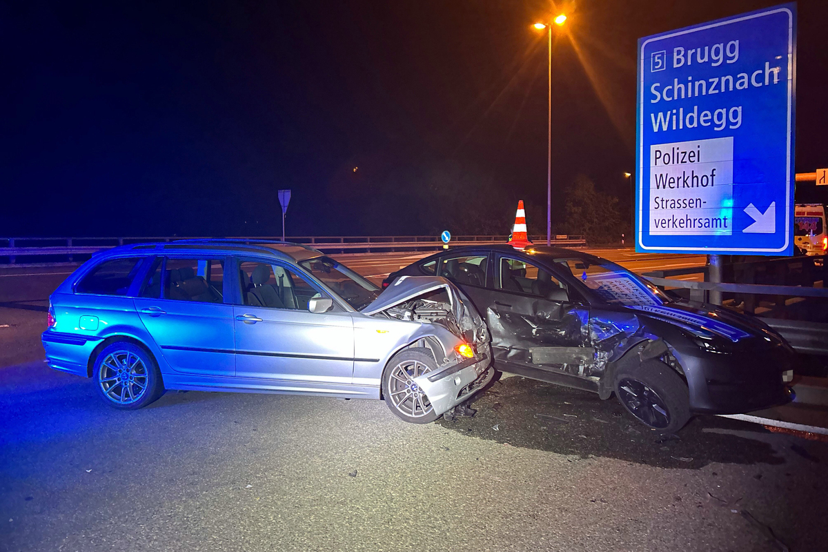 Unfall in Rupperswil AG - Beim Abbiegen übersehen 