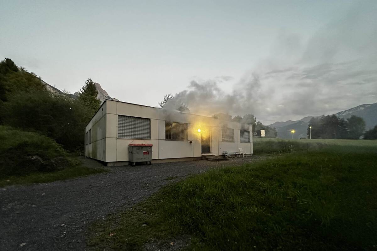 Schwyz - Asylunterkunft in Brand 