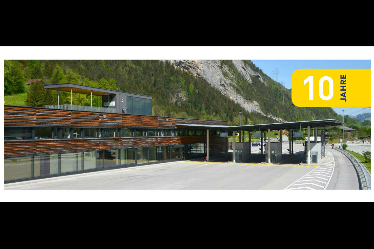 Erstfeld UR - Schwerverkehrszentrum seit 10 Jahren eine Erfolgsgeschichte 