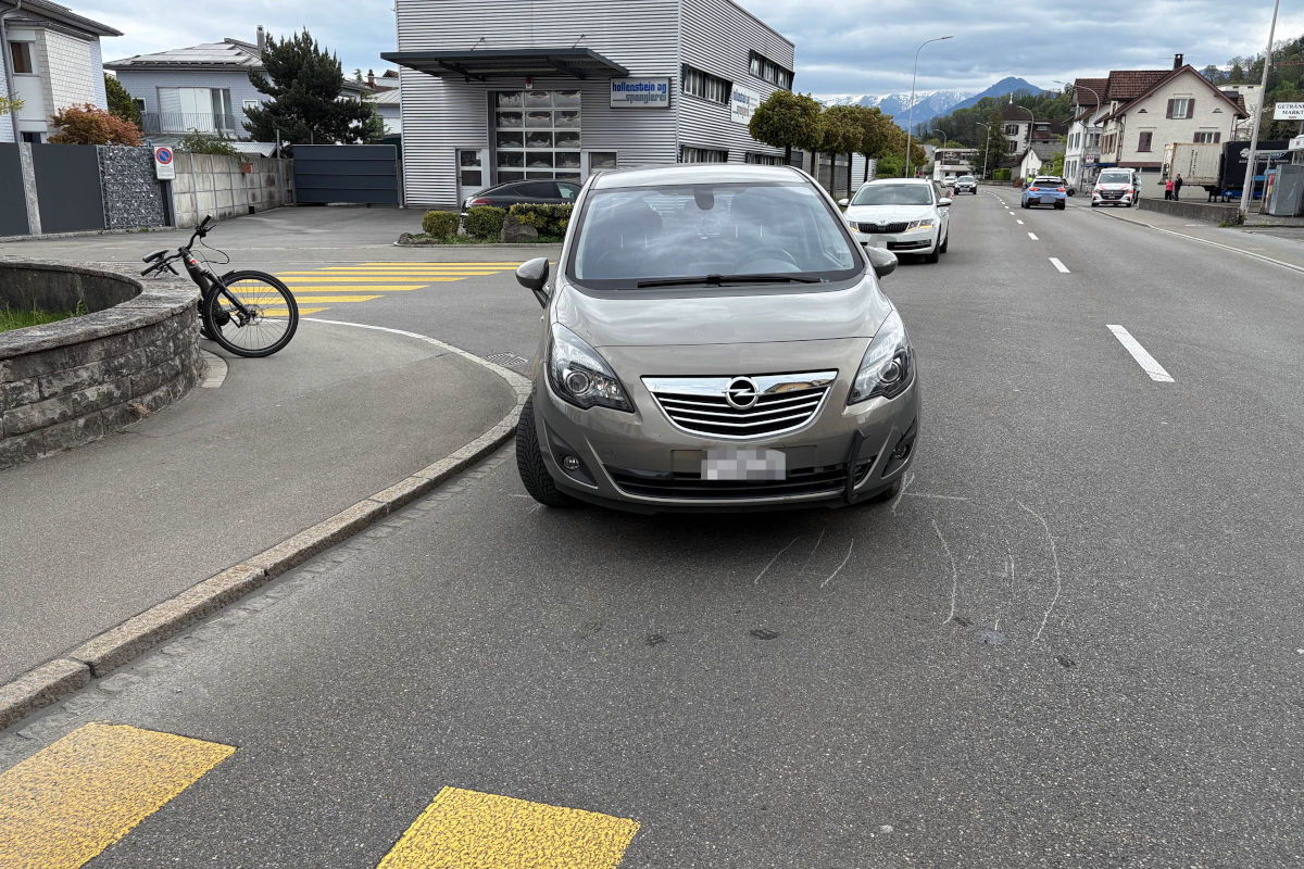 St. Margrethen SG – E-Bikerin bei Unfall verletzt