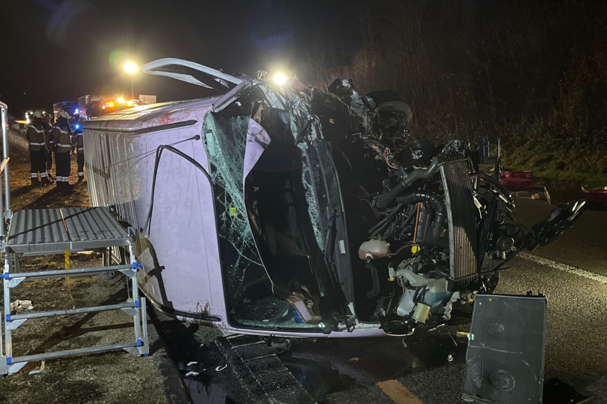 Horrorunfall in Aesch BL - A18 nach tödlicher Frontalkollision gesperrt