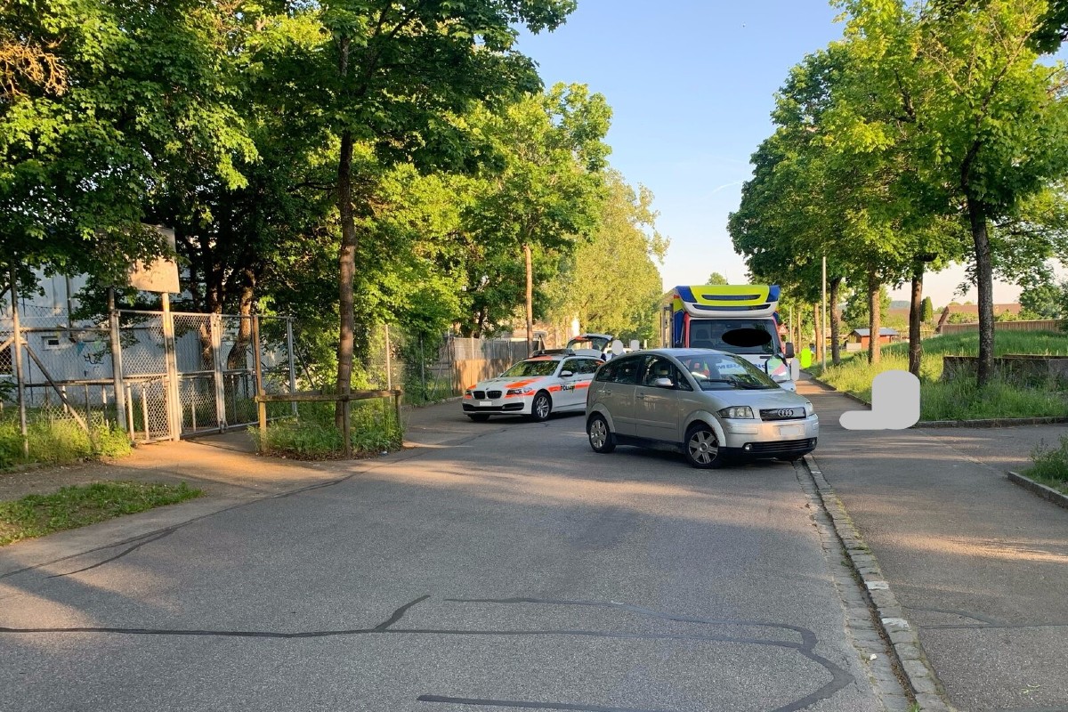 Stadt Schaffhausen - Junger Mofalenker verletzt sich nach Verkehrsunfall