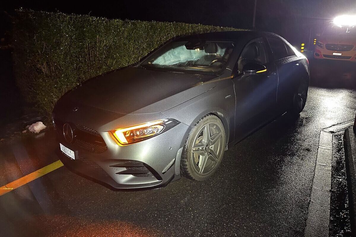 Herisau AR – Atemalkoholtest nach Unfall positiv