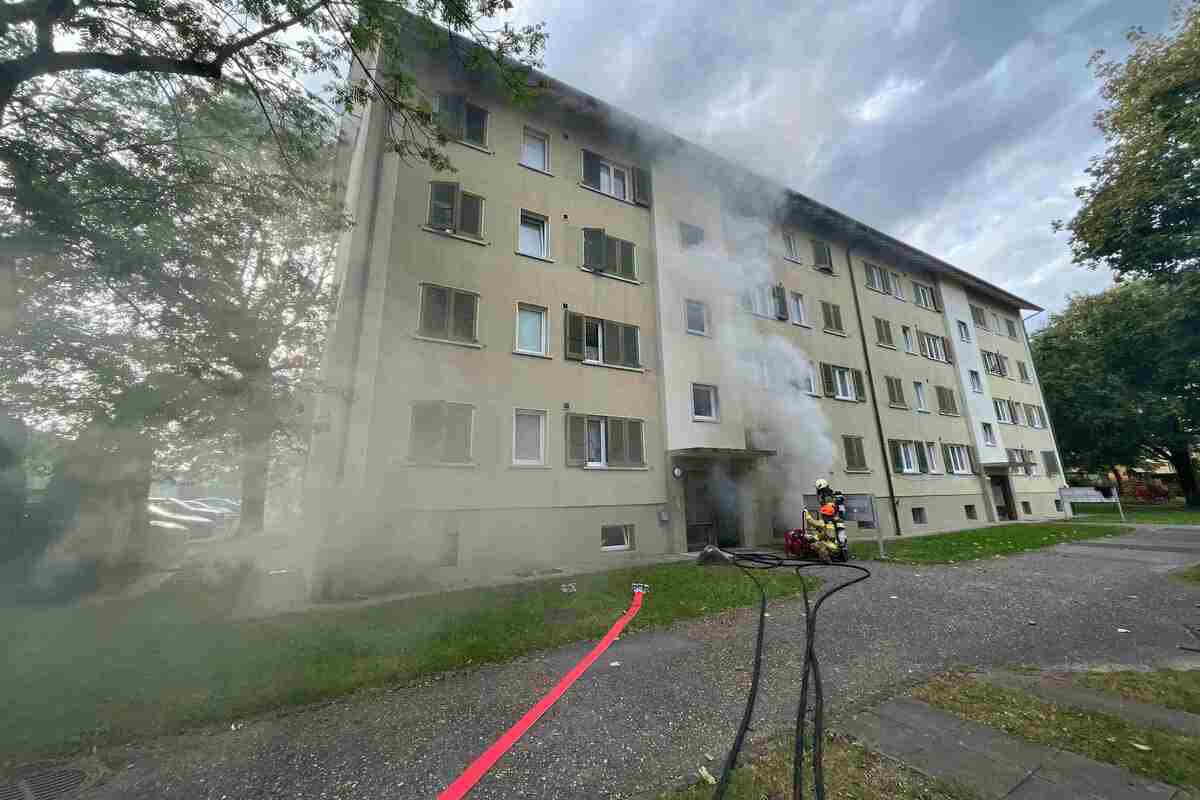 Oensingen SO - Erheblicher Sachschaden nach Brand im Keller