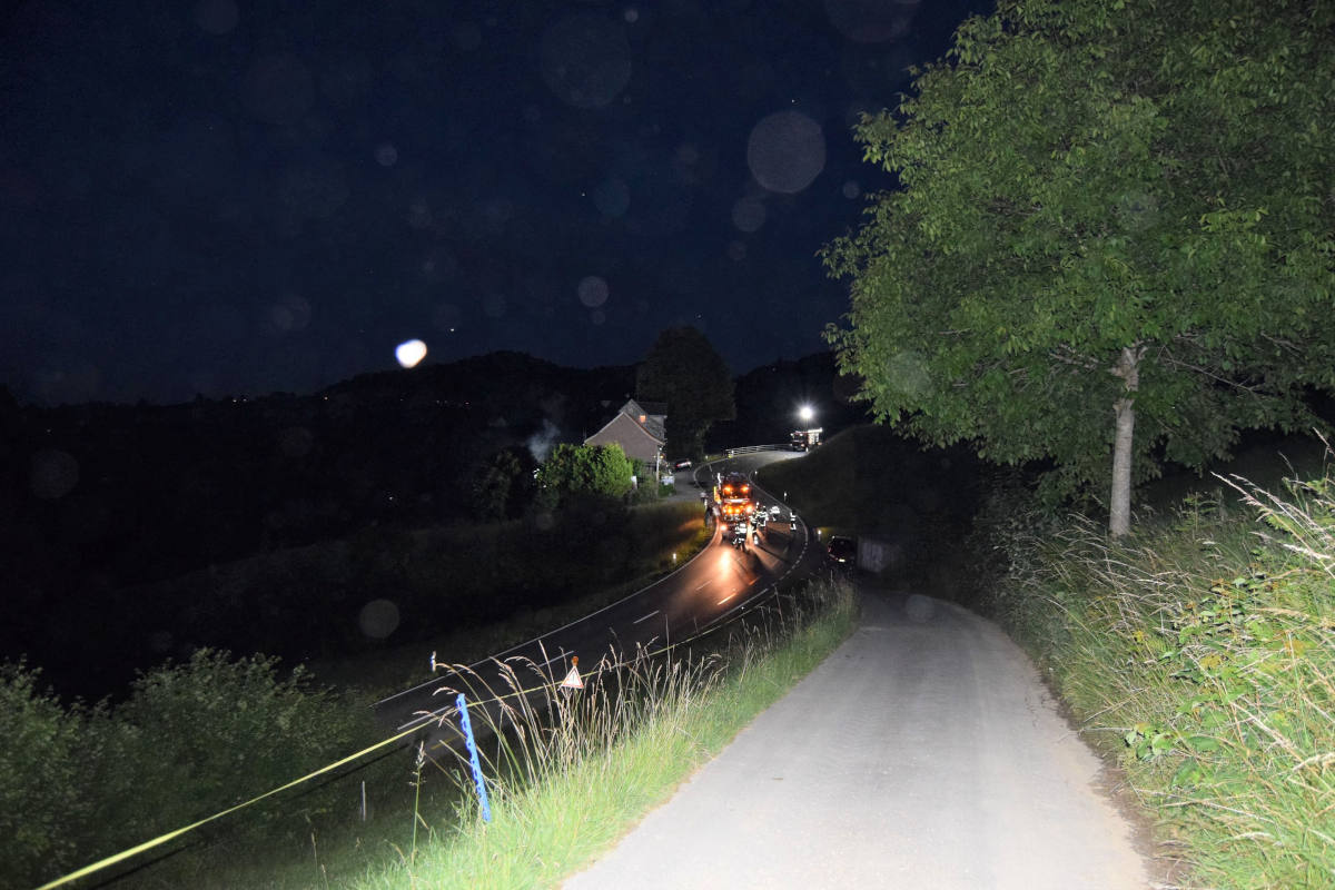 Schachen bei Herisau AR – Brand in privater Sauna