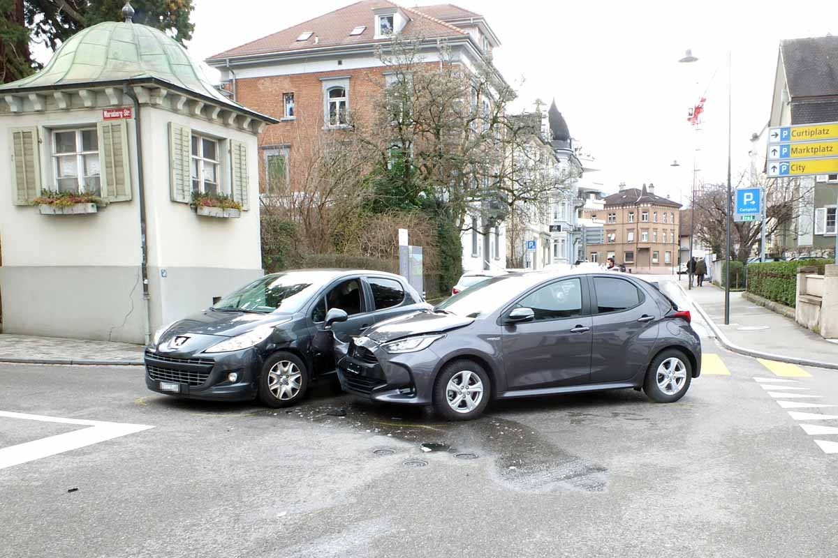 Rorschach SG - 84-Jähriger verursacht Unfall auf Kreuzung