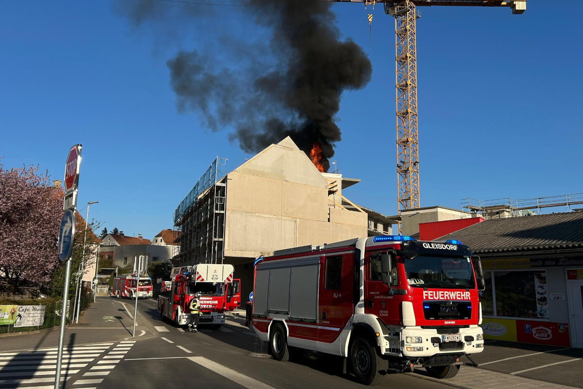 Passail – Solaranlage setzt Dachstuhl in Brand