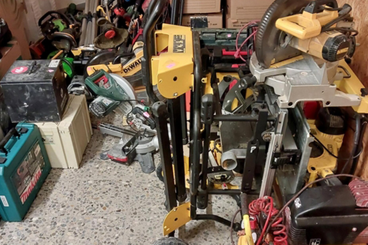 Kupfermühle – 100 mutmaßlich gestohlene Maschinen sichergestellt