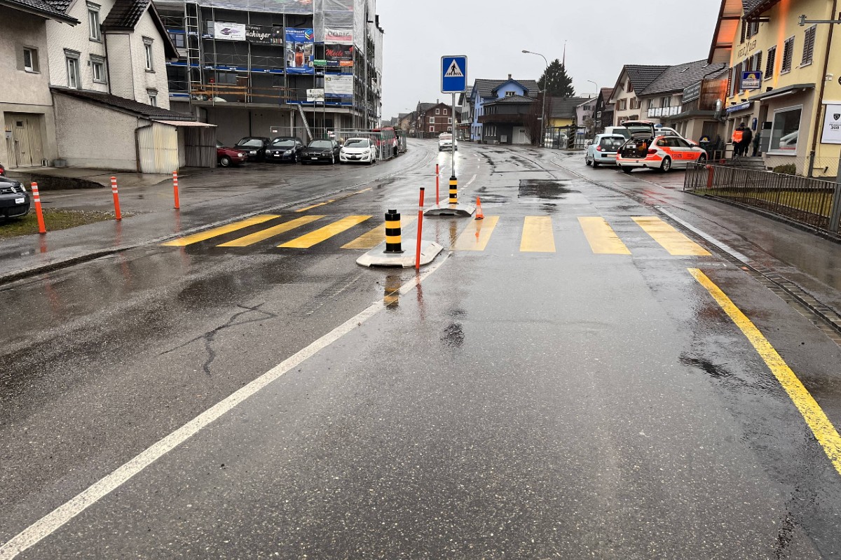 Rebstein SG - 10-jähriges Kind auf Fussgängerstreifen angefahren