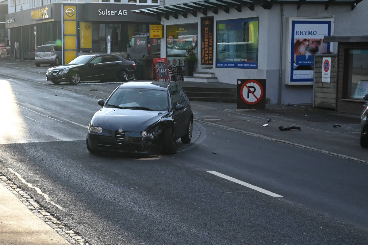 Buchs SG – Unfall zwischen zwei Autos