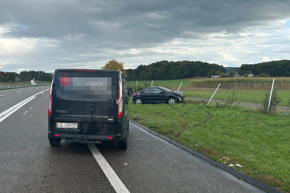 A7 Kefikon TG – Unfall auf Autobahn