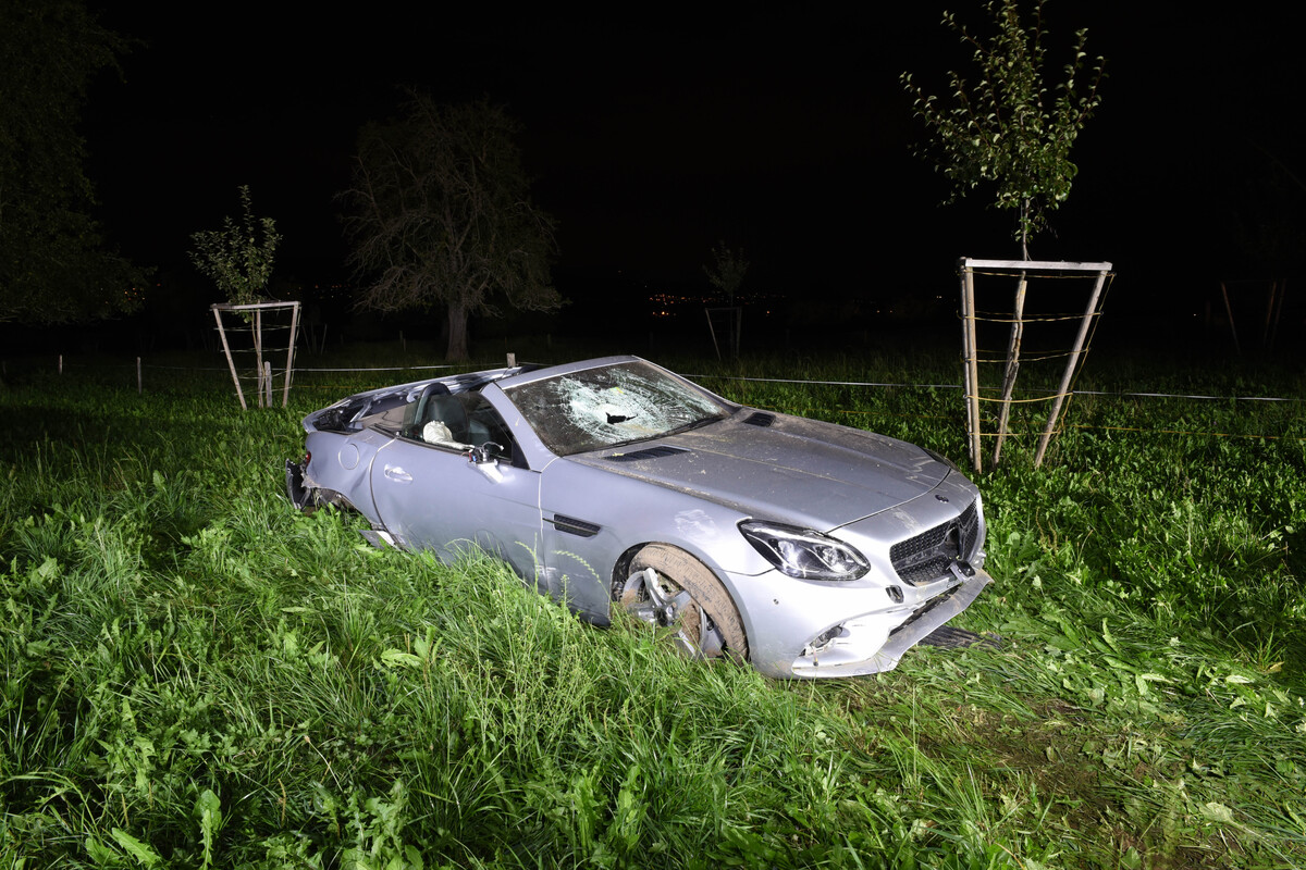 Schongau LU - Alkoholisiert Unfall mit hohem Sachschaden verursacht 