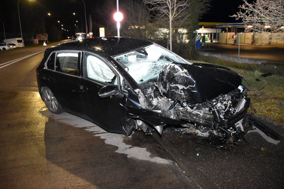 Bellach SO – Selbstunfall unter Drogen- und Alkoholeinfluss