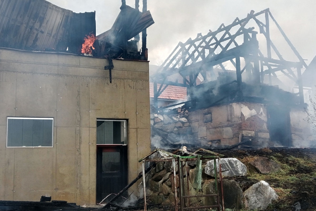 Lasselsdorf – Brand eines Wirtschaftsgebäudes