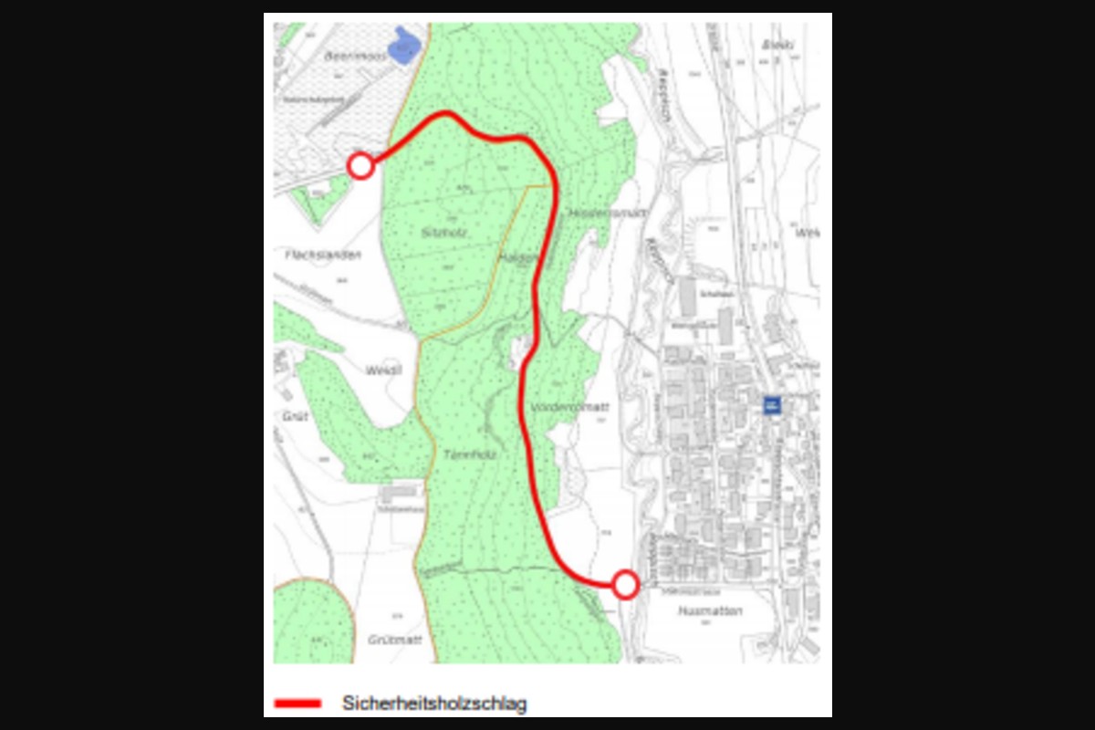 Stallikon / Wettswil ZH – Strassenvollsperrung vom 1. – 9. Februar 2021