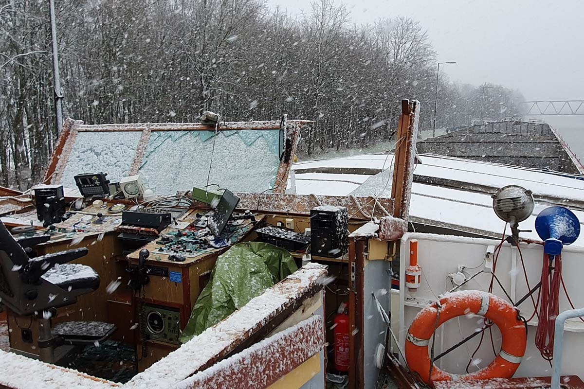 Mettingen - Steuerhaus abgerissen!