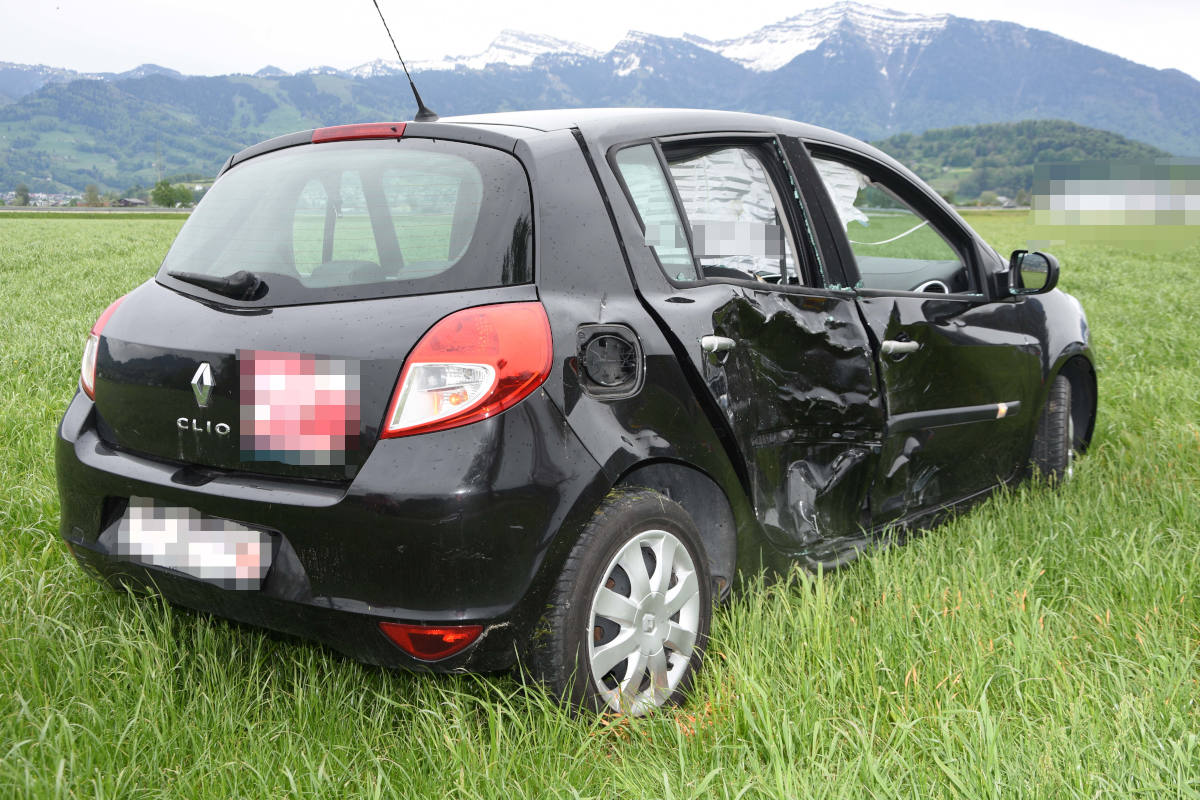 Benken SG – Kollision zwischen Auto und Motorrad